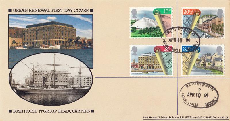 1984 (04) Urban Renewal - City of Bristol 'Arnolfini Gallery' Official - Prince Street, Bristol CDS (Oval Registered Version)