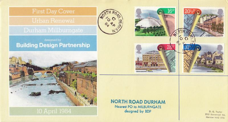 1984 (04) Urban Renewal - Building Design Partnership (BDP) Official - North Road, Durham CDS (Blue Cachet)