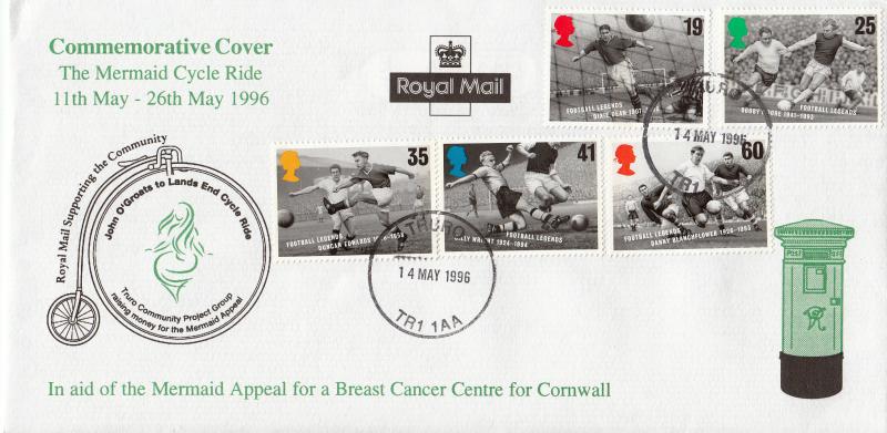 1996 (05) Football Legends - Truro Community Project Group 'Mermaid Cycle Ride' Cover - Truro CDS