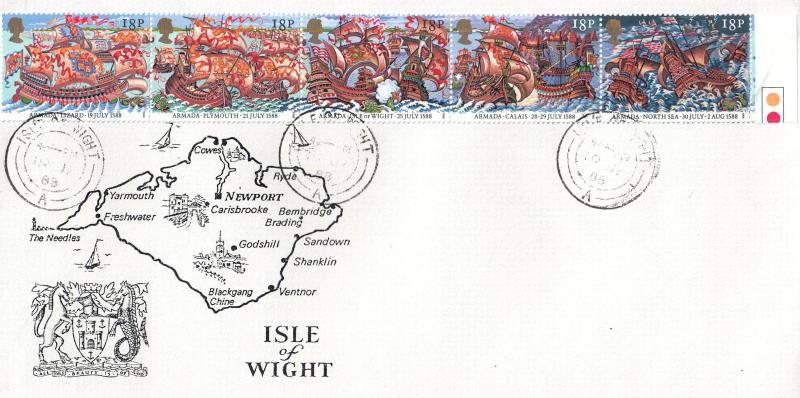 1988 (07) Armada - Allonton 'Isle of Wight' Cover - Isle of Wight CDS (DL Size)