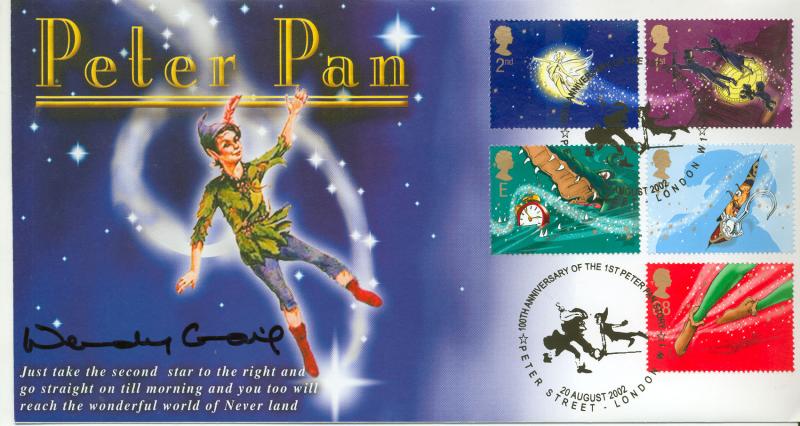 2002 (08) Peter Pan - Steven Scott 'Peter Street' Official - Signed by Wendy Craig