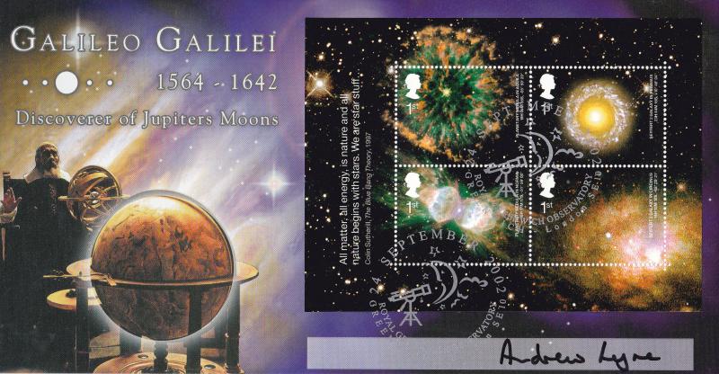 2002 (09) Astronomy - Steven Scott 'Galileo' Official - Signed by Professor Andrew Lyne