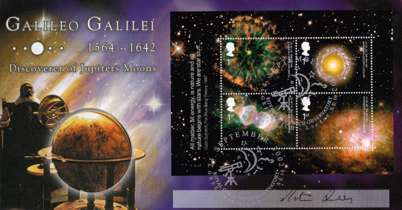 2002 (09) Astronomy - Steven Scott 'Galileo' Official - Signed by Sir Martin Rees