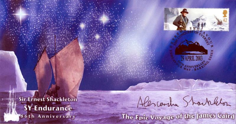 2003 (04) Extreme Endeavours - Steven Scott Shackeleton's 'Sy Endurance' Official - Signed Lady Alexandra Shackleton