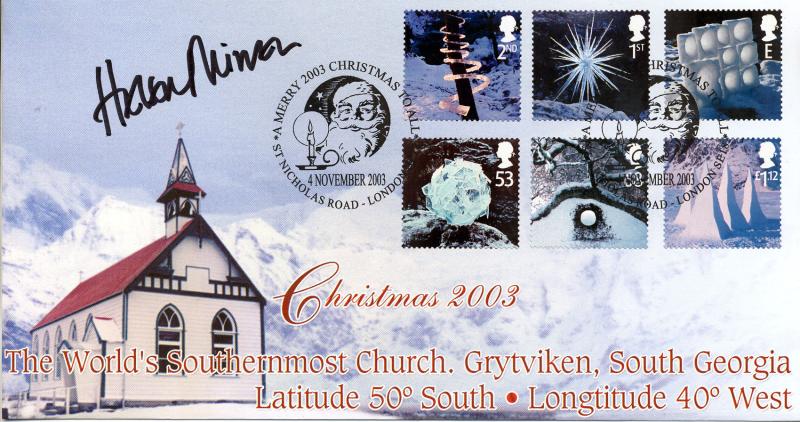 2003 (11) Christmas - Steven Scott 'Grytviken' Official - Signed by Helen Mirren