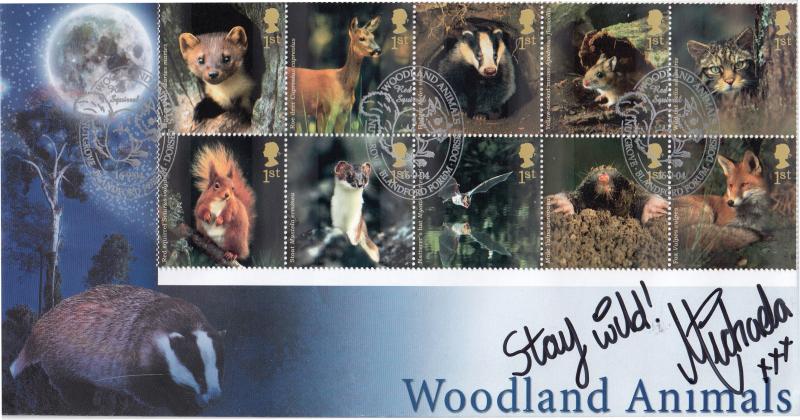 2004 (09) Woodland Animals - Steven Scott (Blue) Special - Signed by Michaela Strachan