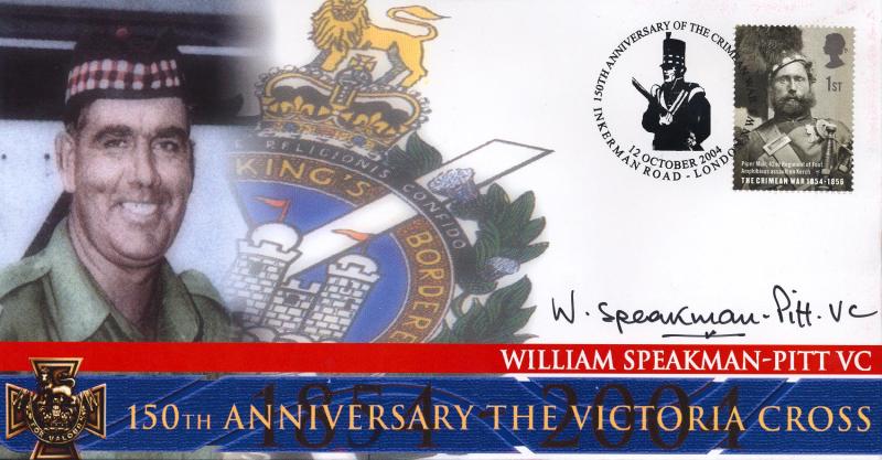 2004 (10) Crimean War - Steven Scott 'Victoria Cross 150th Anniversary' Official - Signed by William Speakman-Pitt VC
