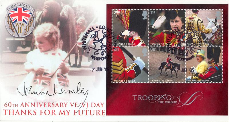2005 (06) Trooping Of The Colour (M/S) - Steven Scott Official - Signed by Joanna Lumley