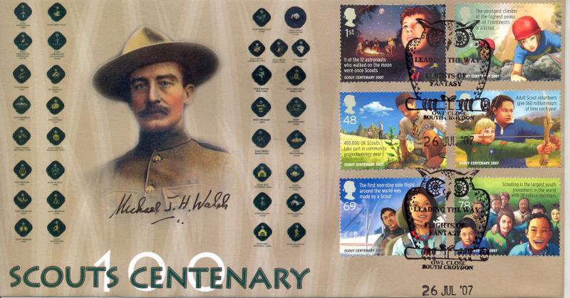 2007 (07) Scouts - Steven Scott Official - Signed by General Michael J H Walsh