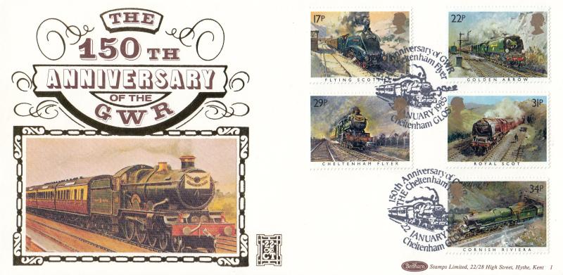 1985 (01) Famous Trains - Benham Gold (500) Cheltenham Flyer Official (No. 1)