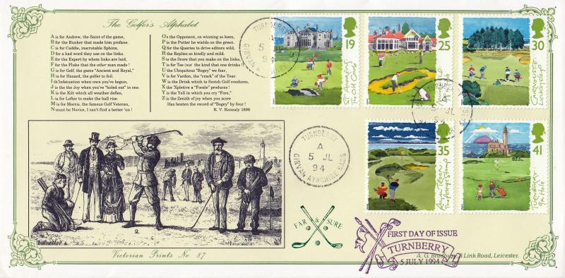 1994 (07) Golf - Bradbury VP 87 Official - Turnberry CDS
