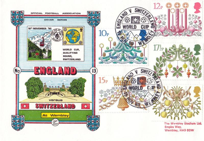 1980 (11) Christmas - Dawn 'England v Switzerland' Official