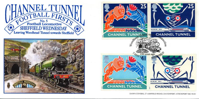 1994 (05) Channel Tunnel - Dawn Football Firsts, Sheffield Wednesday Official