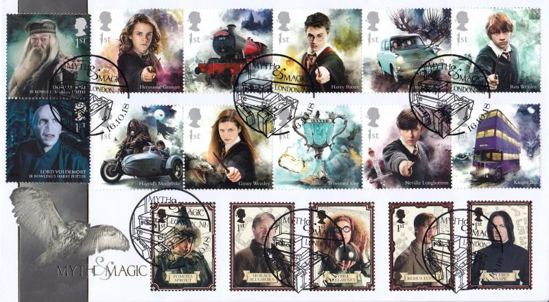 2018 (10) Harry Potter (Stamps + M/S) - Buckingham/Internet Official