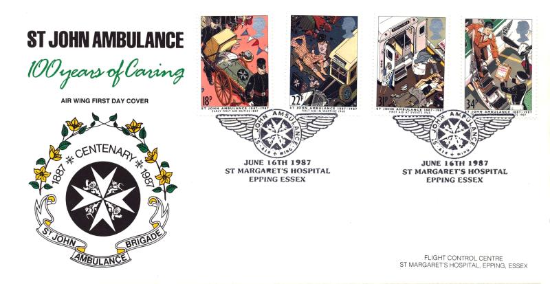 1987 (06) St John Ambulance - Arlington (St Margaret's Hospital, Epping) Official