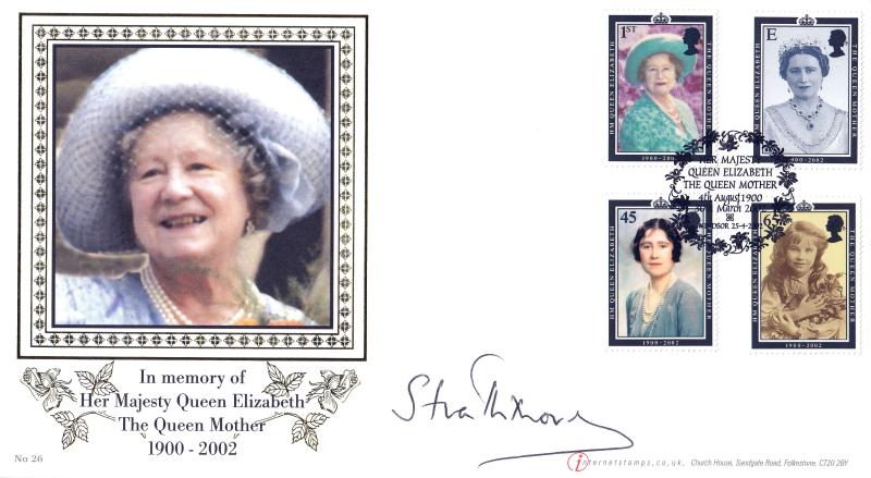 2002 (04) Queen Mother - Buckingham/Internet 'Special' - Signed by the Earl of Strathmore
