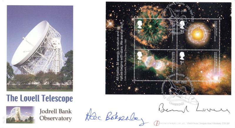 2002 (09) Astronomy - Buckingham/Internet 'Special' - Signed Bernard Lovell & Alec Bokserley