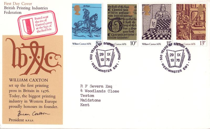 1976 (09) Caxton - British Printing Industries Federation Official