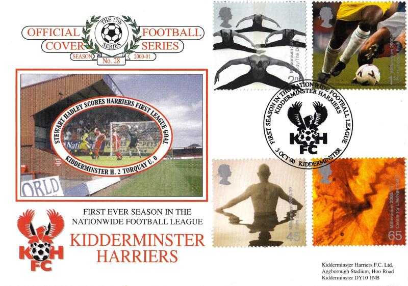 2000 (10) Body & Bone - Dawn 'Official' Football Cover Series - Kidderminster Harriers Official