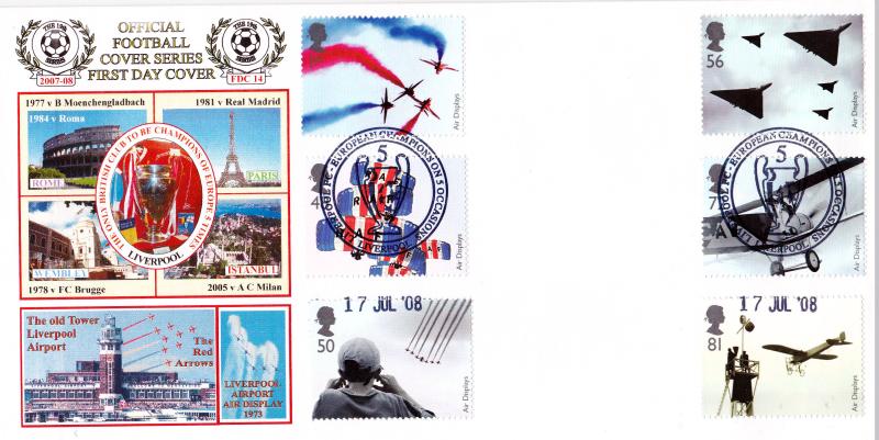 2008 (07) Air Displays - Dawn 'Official Football Cover Series' - Liverpool, European Champions Official