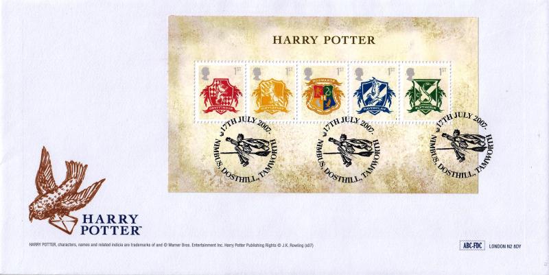 2007 (07) Harry Potter (M/S) - Anthony Bard (Nimbus, Dosthill) Official