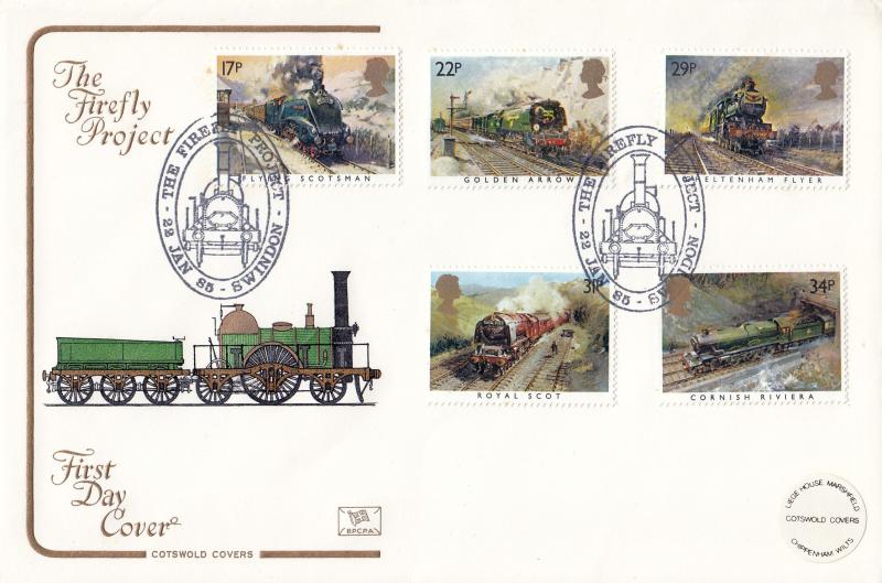 1985 (01) Famous Trains - Cotswold 'The Firefly Project' Official
