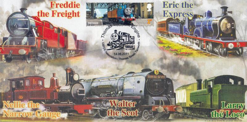 2011 (06) Thomas The Tank Engine (Stamps) - Bradbury 'Five Trains Special' - Thomas Street H/S