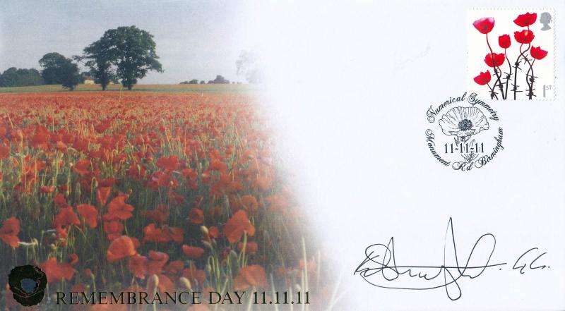 2011 (11) Remembrance Day - Internet 'Special' - Signed by Kim Spencer Hughes GC