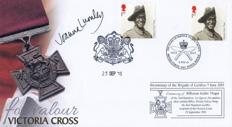 2015 (06) Brigade of Gurkhas Bicentenary - Internet 'Special - Signed by Joanna Lumley