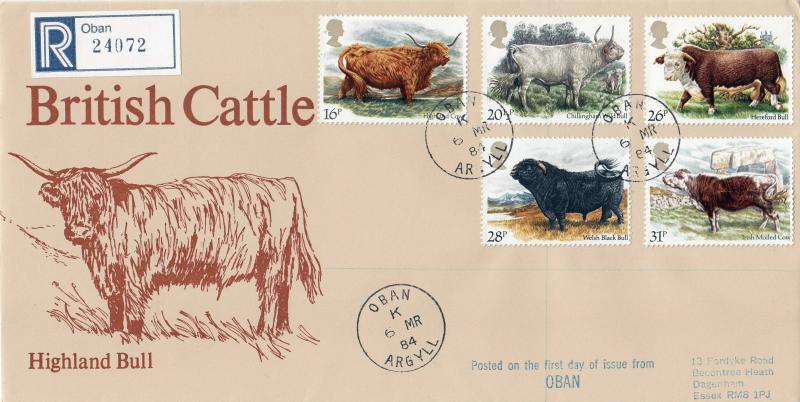 1984 (03) Cattle - Highland Bull Cover - Oban CDS