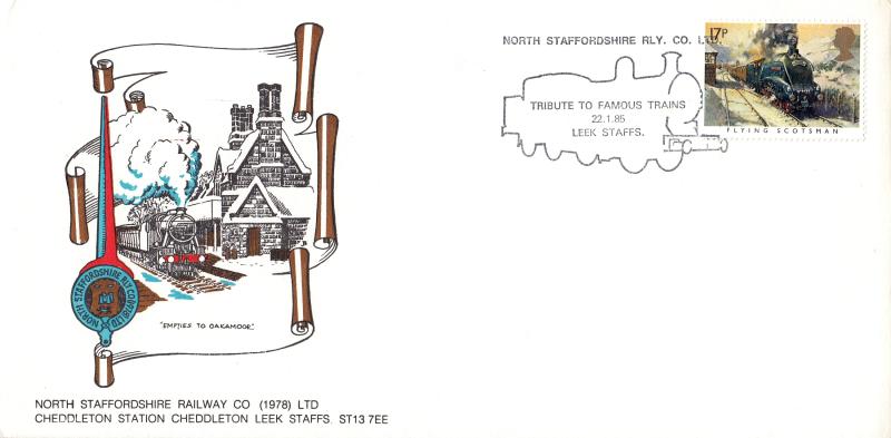 1985 (01) Famous Trains - North Staffordshire Railway Official