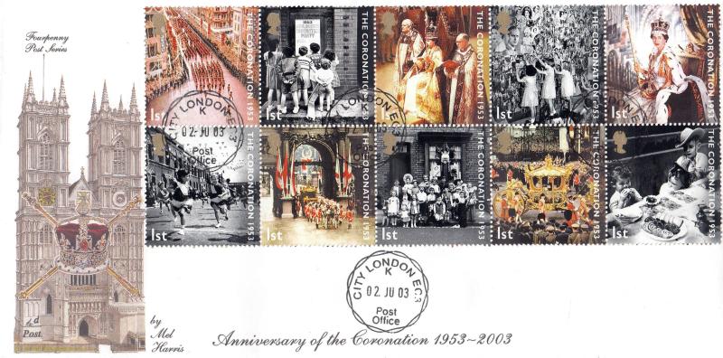 2003 (06) Coronation - 4d Post - City, London CDS