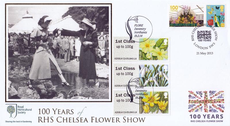 2014 (02) British Flora - Spring Bloom Post & Go - Internet RHS Chelsea Flower Show Official (Pair)