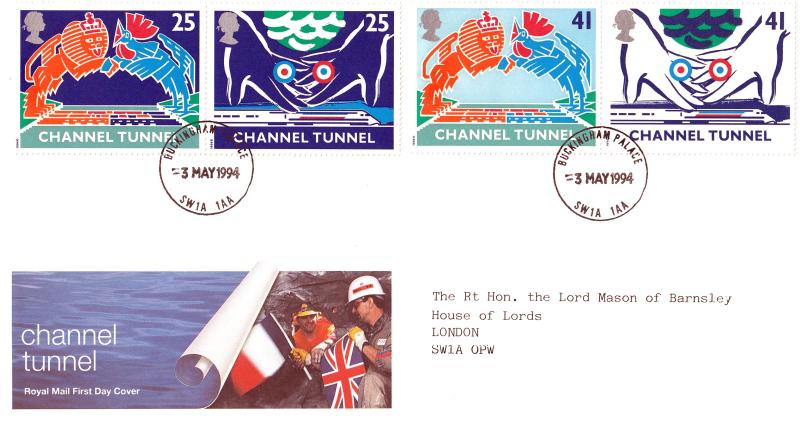 1994 (05) Channel Tunnel - RM - Buckingham Palace CDS