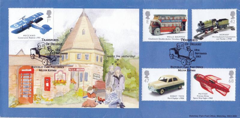 2003 (09) Transports of Delight (Stamps) - Bletchley Park Official