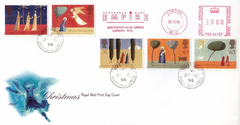 1996 (10) Christmas - RM - Threekingham CDS + Shepherds Bush Empire Meter Mark