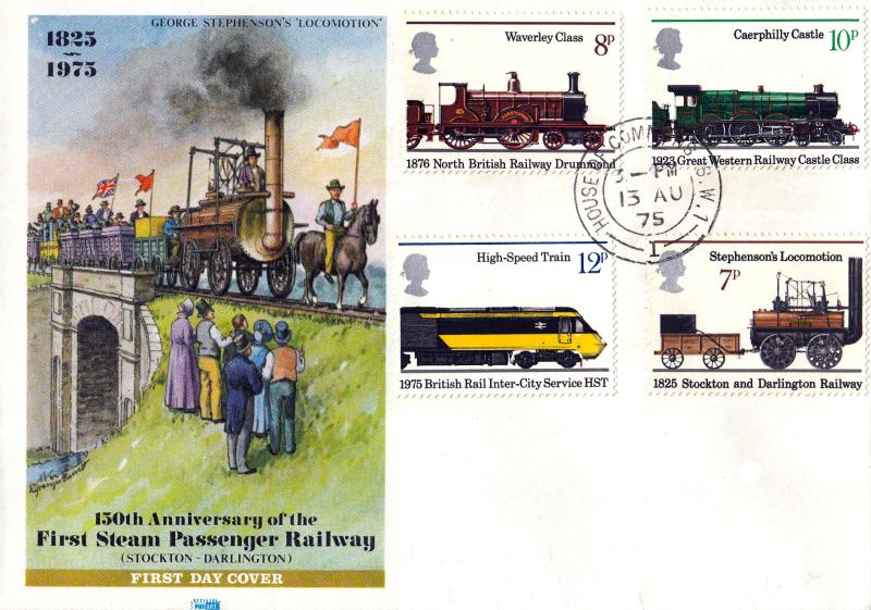 1975 (08) Railways - Philart - House of Commons CDS