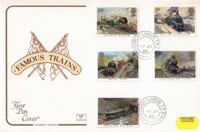 1985 (01) Famous Trains - Cotswold - Norwich-London TPO
