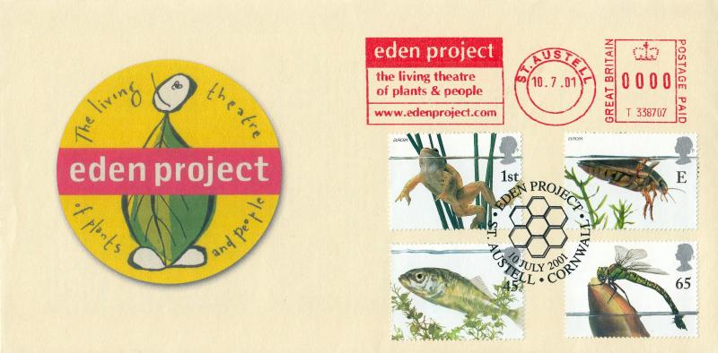 2001 (07) Pondlife - Privately Produced 'Eden Project' cover - Eden Project H/S + Eden Project Meter Mark