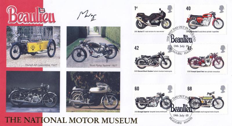 2005 (07) Motorcycles - Internet 'Beaulieu' Official - Signed by Lord Montagu of Beaulieu