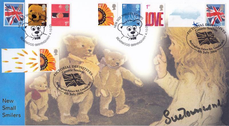 2005 (10) Small Smilers - Internet Bearwood 'Special' - Doubled with the 2006 Set - Signed by the late Sue Townsend
