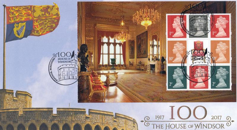 2017 (02) Windsor Castle (PSB) - Internet Stamps 'House of Windsor' Official (Set of Four)