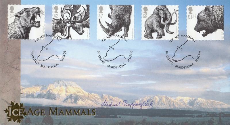 2006 (03) Ice Age Mammals - Internet Official - Signed by Dr Michael Rappengluck