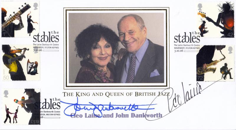 2006 (10) Sounds of Britain - Internet 'The Stables' Official - Double Signed by John Dankworth & Cleo Laine