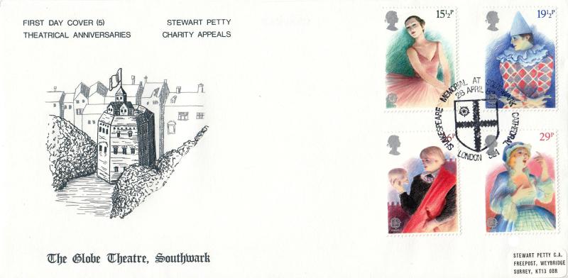 1982 (04) Theatre - Stewart Petty 'Shakespeare Memorial At Southwark Cathedral' Official