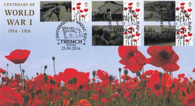 2016 (04) World War I - Internet 'Anzac Day' Official (Pair)