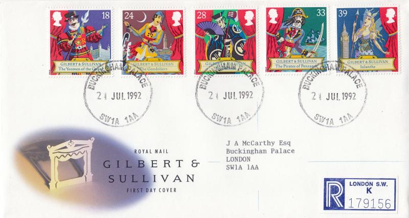 1992 (07) Gilbert & Sullivan - RM - Buckingham Palace CDS