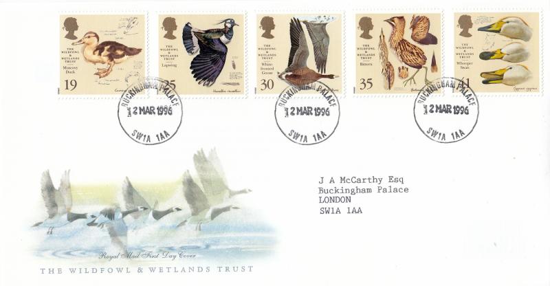 1996 (03) Wildfowl & Wetlands Trust (WWT) - Buckingham Palace CDS