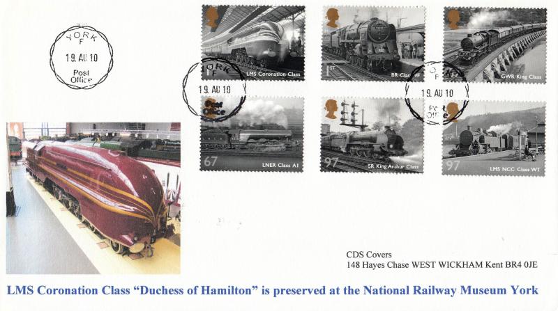 2010 (08) Great British Railways - CDS Covers 'Duchess of Hamilton' Special - York CDS