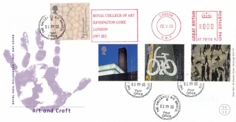 2000 (05) Art & Craft - RM - The Galleries CDS + Royal College of Art Meter Mark